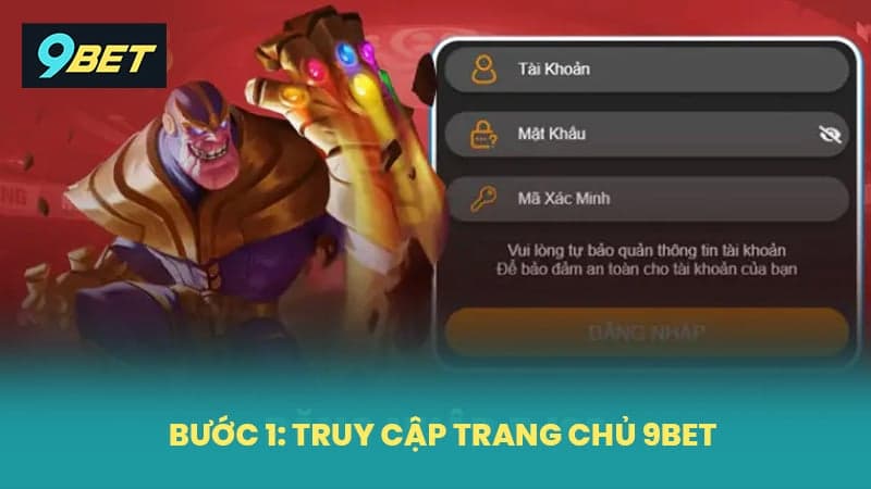 Hướng dẫn đăng ký 9Bet